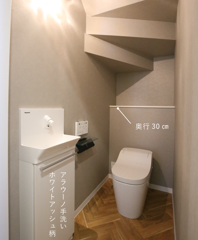 階段下トイレ